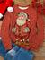 Santa Claus print Long Sleeve Casual Top