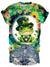 Frog Sunflower Flower Multicolor T-Shirt