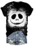Halloween Tie-Dye Print V Neck T-Shirt