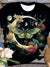 Butterfly Moon Art Print Casual T-shirt