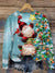 Gnome Christmas TreeRound Neck Long Sleeve Top