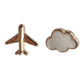 Dreaming Cloud & Airplane Earrings