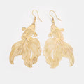 Gold Koi Fish Earrings