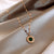 Green Crystal Athena Necklace