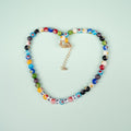 ‘Happy’ Flower Beads Necklace