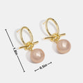 Knotted Pearl Earrings