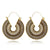 Mandala Hoop Earrings