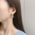 Pearl & Whale Drop Earrings