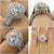Ring S925 Sterling Silver halo round zircon Rings FHR072