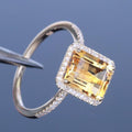 Ring 925 Silver Luxury Crystal CZ Stone Ring Boho Ring - FHR095