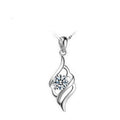 Necklace 925 Real Sterling Silver Necklaces & Pendants FHN053