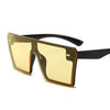 Oversized Square Sunglasses Women Mirror UV400