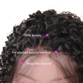 Mongolian Kinky Curly Lace Front Human Hair Wigs