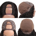 Mongolian Kinky Curly U Part Lace Front Human Hair Wigs