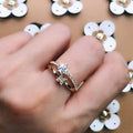 Ring Cute Sweet Love Heart Butterfly Rings Inlaid Zircon Trendy Bowknot Flower Women Rings FHR061