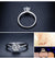 Ring Six Claw Crystal Wedding Gift Women Jewelry Engagement Ring FHR064