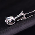 Necklace 2ct Diamond Zircon Pendant 925 Sterling Silver Party Wedding Pendants FHN040