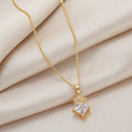 Royal At Heart' Crystal Crown Necklace
