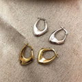 Silver & Gold Tyra Hoop Earrings
