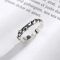 Silver Music Note Ring